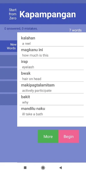 StartFromZero_Kapampangan Screenshot 1