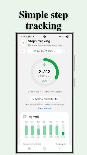 HealthyTrack+ Screenshot 1
