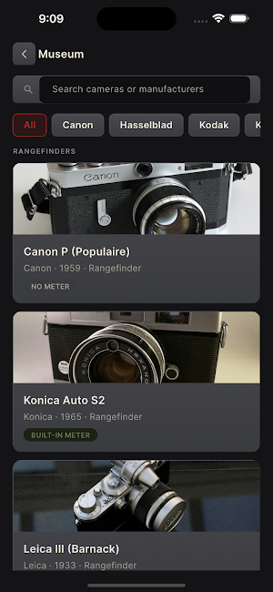 Light Meter: Film Photography Screenshot 1