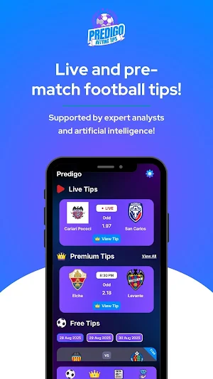 Predigo - Football Tips Screenshot 1