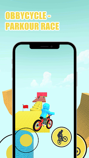ObbyCycle - Parkour Race Screenshot 3