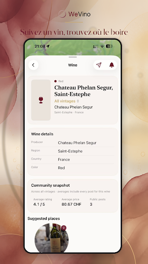 WeVino - Social Wine Network Screenshot 3