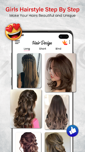 Girls Hairstyles Step by Step Screenshot 1