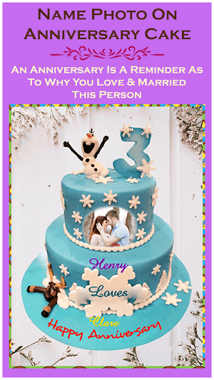 Name Photo On Anniversary Cake Screenshot 2