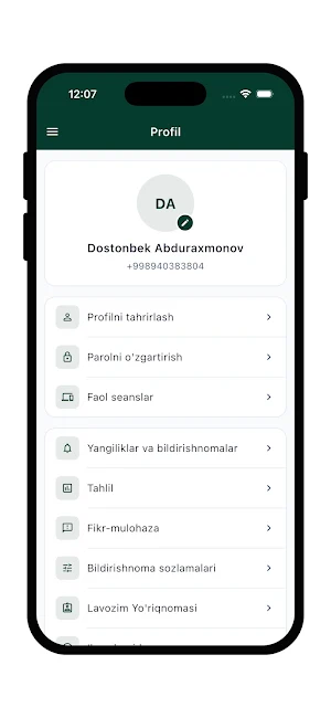 Iftixor Edu Screenshot 3