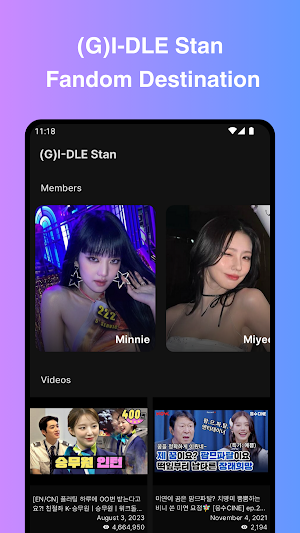 (G)I-DLE Stan (KPOP Fandom) Screenshot 0