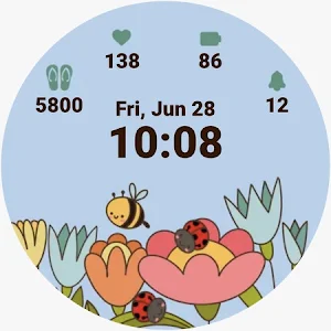 Kawaii Spring animated watch Screenshot 0