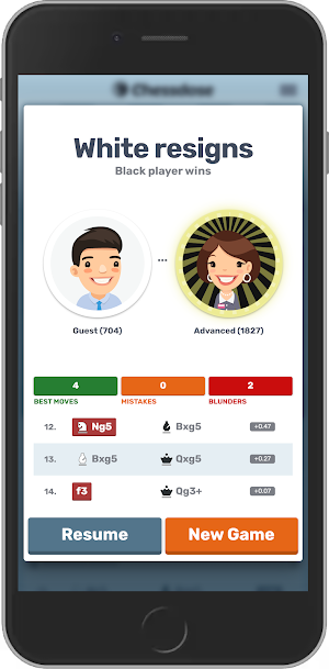 Chessdose - Chess online Screenshot 1
