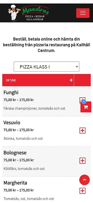 Maestros Pizzeria Screenshot 0
