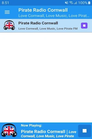 Pirate Radio Cornwall App Screenshot 0