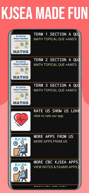 KJSEA Made Familiar Math's Screenshot 2