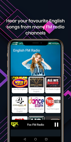 English FM Radio Screenshot 1