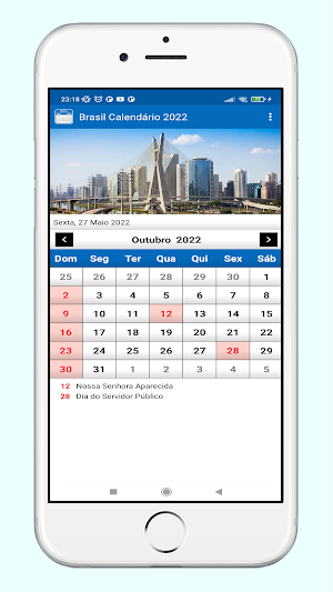 Brasil Calendário 2022 Screenshot 1