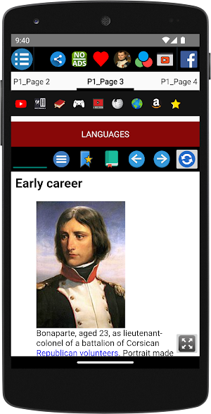 Napoleon Bonaparte - Biography Screenshot 2