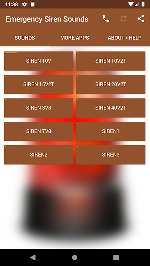 Emergency Siren Sounds Screenshot 0