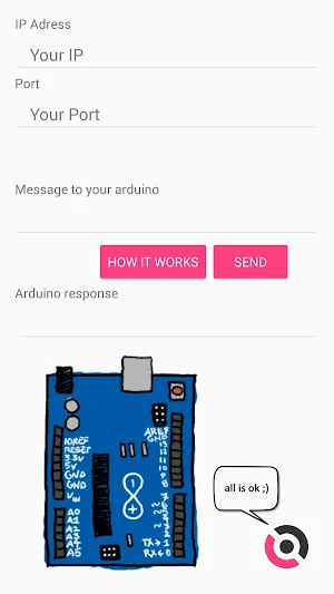 UDP for Arduino - AUS Sender Screenshot 1