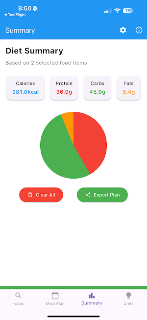 NutritionTracker Screenshot 1