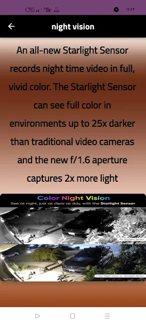 WYZE Cam Camera guide Screenshot 2