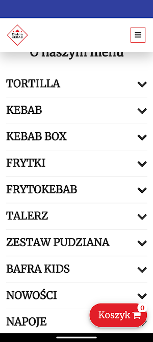 Bafra Kebab Stojadła Screenshot 0