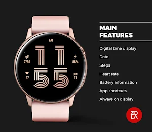 Beauty Rose Gold Watch Face Screenshot 1