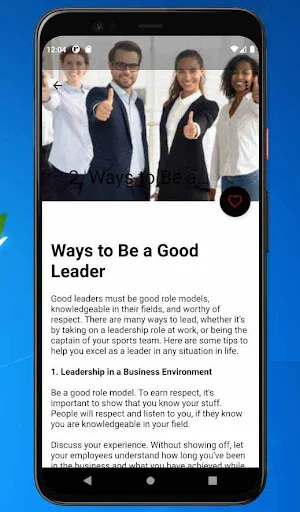 Characteristics of a Good leader (Good Leader) Screenshot 3