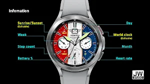 JWSTUDIO_A_017 watchface Screenshot 1