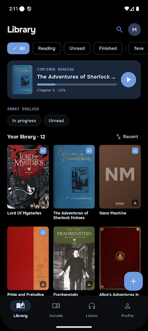 RookReader: Ebook & Audiobook Screenshot 0