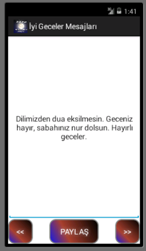 İyi Geceler Mesajları Paylaş Screenshot 1