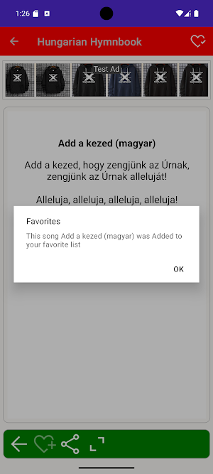 Hungarian Christian HymnBook Screenshot 3