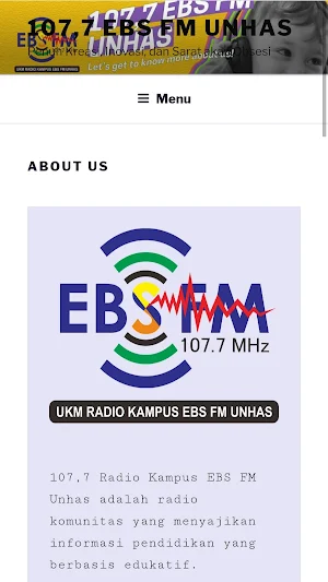 RADIO EBS FM UNHAS Screenshot 2