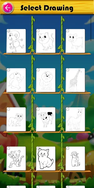 Animals Drawing Book Screenshot 1