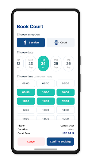 TennisLine Community Screenshot 1