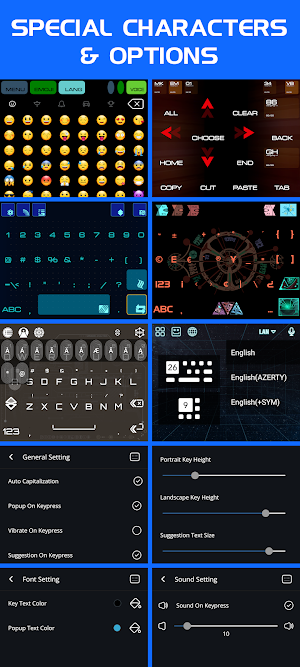 Sci-Fi Keyboard Screenshot 3