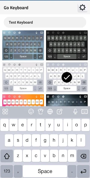 Go Keyboard - Emoji Keyboard Screenshot 2