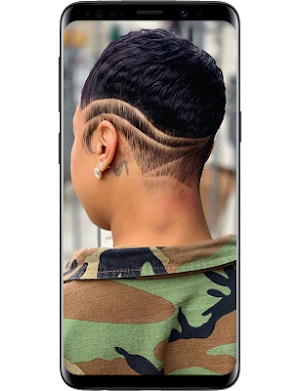 Black Women Line Hairstyles Screenshot 3