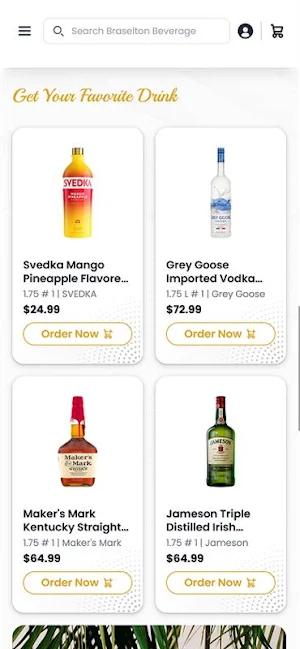 Braselton Beverage Screenshot 2