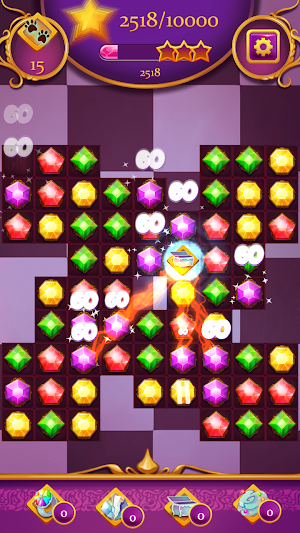 Fancy Treasure Cat: Jewel Gems Screenshot 2