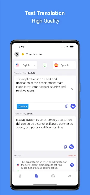 Voice Translator Master - 45+ Screenshot 3