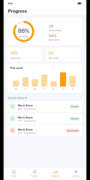 TVDE Exame QCM 2026 Screenshot 3