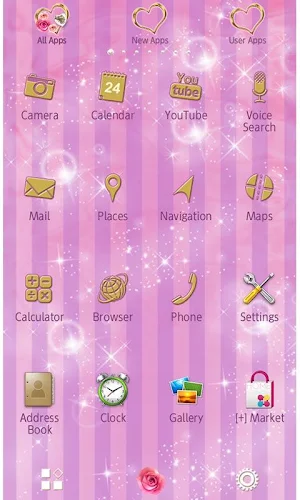 Heart Wallpaper Purple Delight Screenshot 1