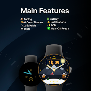 Winter Hybrid Watch Face Screenshot 1