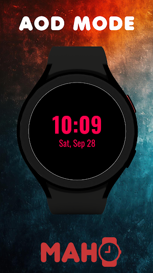 MAHO015 Wear OS Watch Face Screenshot 3
