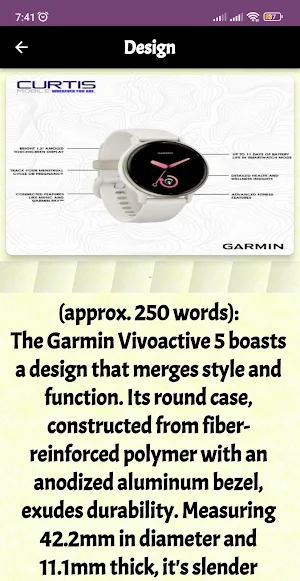 Garmin vívoactive 5 guide Screenshot 2