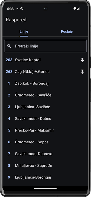 ZET raspored Screenshot 0