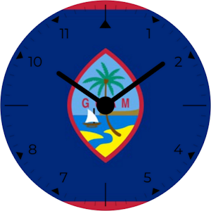 Guam Analog Watch Face Screenshot 3