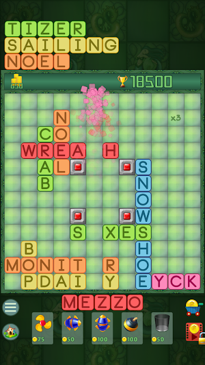 Place Words, word puzzle game. Screenshot 1