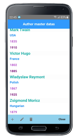Book Register Screenshot 3