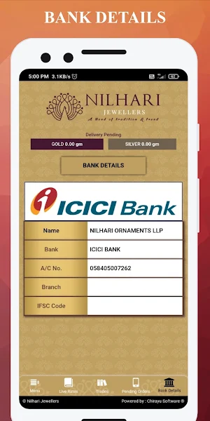 Nilhari Jewellers Screenshot 2