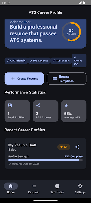 CV Lamaran Kerja - Buat CV PDF Screenshot 0