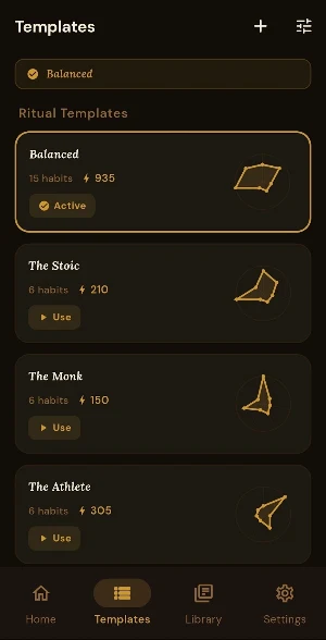 UpRite: Daily Rituals Screenshot 2